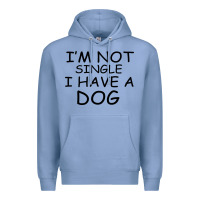 Colony Blue I m Not Single I Have A Dog Premium Hoodie - Bettercallsaul