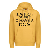 Mustard I m Not Single I Have A Dog Premium Hoodie - Bettercallsaul