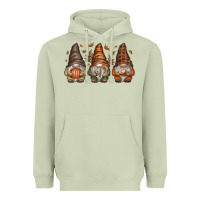Matcha fall gnomes Heavyweight Hoodie - SublimationCraftShop
