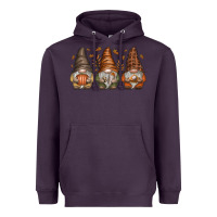 Plum fall gnomes Heavyweight Hoodie - SublimationCraftShop