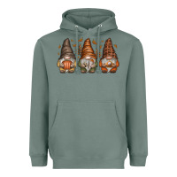 Sage fall gnomes Heavyweight Hoodie - SublimationCraftShop