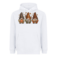 White fall gnomes Heavyweight Hoodie - SublimationCraftShop