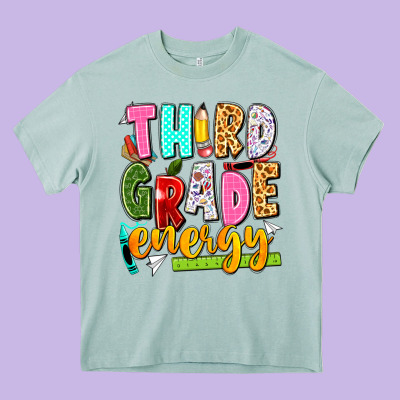 Heavy Core Tee third grade energy