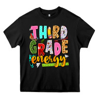 Black third grade energy Heavy Core Tee - texasbilliewilder