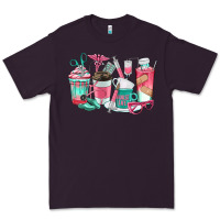 Plum nurse coffee cups Premium Tee - texasbilliewilder