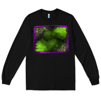 Black leopard halloween background Long Sleeve Tee - Jasminsmagicworld
