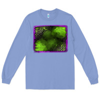 Colony Blue leopard halloween background Long Sleeve Tee - Jasminsmagicworld