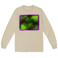 Mushroom leopard halloween background Long Sleeve Tee - Jasminsmagicworld
