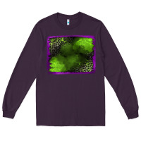 Plum leopard halloween background Long Sleeve Tee - Jasminsmagicworld