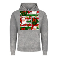 Cloud Rock christmas  santa clause and ornaments seamless  pattern Vintage Hoodie - BundleAndBundleShop