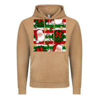 Vintage Camel christmas  santa clause and ornaments seamless  pattern Vintage Hoodie - BundleAndBundleShop