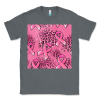 Charcoal Heather breast cancer seamless pattern Classic Tee - Jasminsmagicworld
