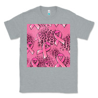 Heather Grey breast cancer seamless pattern Classic Tee - Jasminsmagicworld