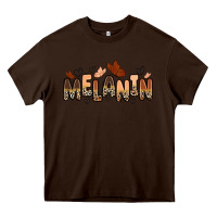 Chocolate Brown melanin butterfly Heavy Core Tee - Zillion Design Studio