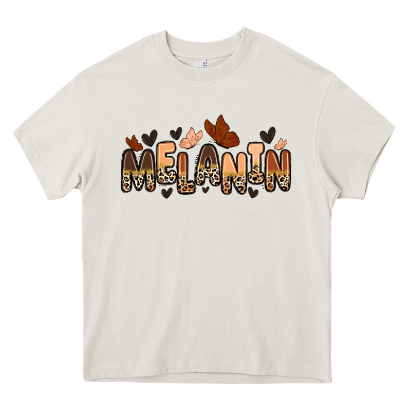 Melanin Butterfly Heavy Core Tee by Zillion Design Studio | Teevron