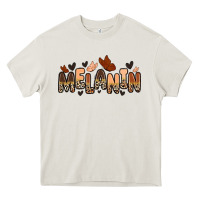 Cream melanin butterfly Heavy Core Tee - Zillion Design Studio