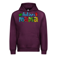 Mauve Wine autism mama Urban Hoodie - CowGirlArtShop