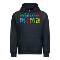 Navy autism mama Urban Hoodie - CowGirlArtShop