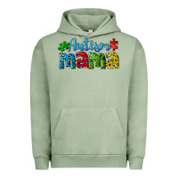 Pigment Oil Green autism mama Urban Hoodie - CowGirlArtShop