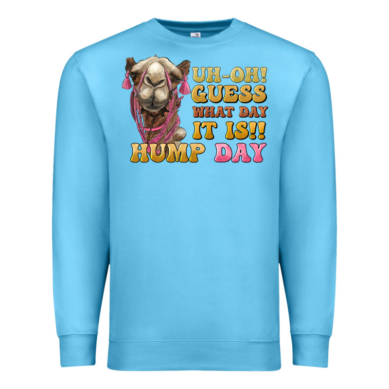 Guess What Day It Is Hump Day Camel Premium Sweatshirt by BarkalooDesign | Teevron