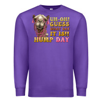Purple guess what day it is hump day camel Premium Sweatshirt - BarkalooDesign