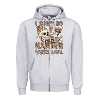Heather Grey i don't do winter very well Zipper Hoodie - MaliasSmallBusiness