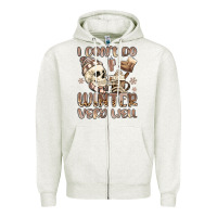 Oatmeal Heather i don't do winter very well Zipper Hoodie - MaliasSmallBusiness