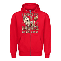 Red i don't do winter very well Zipper Hoodie - MaliasSmallBusiness