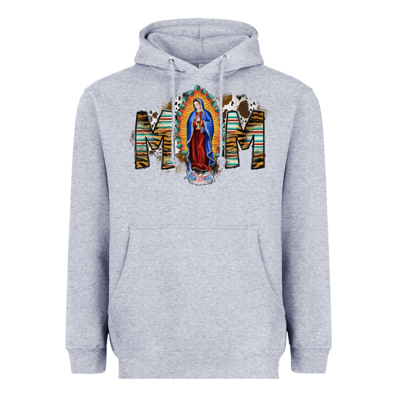 Mom Virgin Mary Heavyweight Hoodie by SublimationCraftShop | Teevron