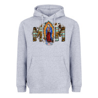 Heather Grey mom virgin mary Heavyweight Hoodie - SublimationCraftShop