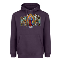 Plum mom virgin mary Heavyweight Hoodie - SublimationCraftShop
