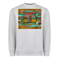 Heather Grey camping is my happy place Heavyweight Sweatshirt - Artiststas