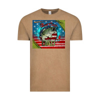 Vintage Coffee reel cool dad fishing Vintage Tee - Jasminsmagicworld