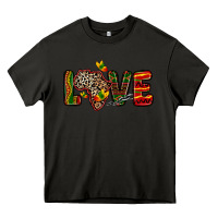 Asphalt love africa map Heavy Core Tee - Zillion Design Studio