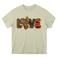Mossy love africa map Heavy Core Tee - Zillion Design Studio