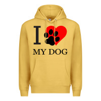 Antique Gold I My Dog Premium Hoodie - Bettercallsaul