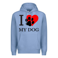 Colony Blue I My Dog Premium Hoodie - Bettercallsaul