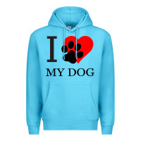 Ocean Blue I My Dog Premium Hoodie - Bettercallsaul