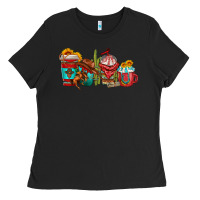 Black cowboy coffee cups Ladies Tee - texasbilliewilder