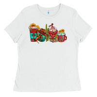White cowboy coffee cups Ladies Tee - texasbilliewilder