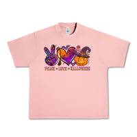 Salmon peace love halloween Urban Heavy Tee - AdoDesignShop