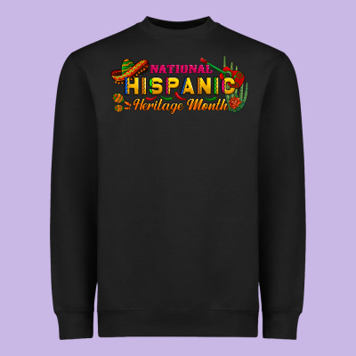 National Hispanic Heritage Month Heavyweight Sweatshirt Designed By Bundleandbundleshop