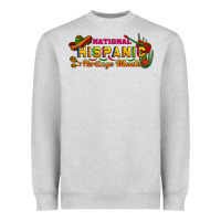 Heather Grey national hispanic heritage month Heavyweight Sweatshirt - BundleAndBundleShop
