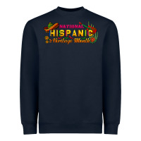 Navy national hispanic heritage month Heavyweight Sweatshirt - BundleAndBundleShop