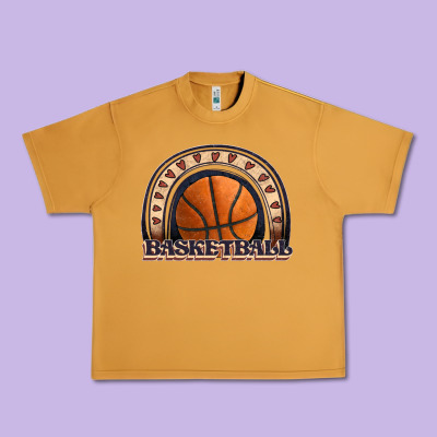 Basketball Rainbow Urban Heavy Tee Designed By Jahusdesignshop