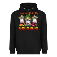 Black hanging with gnomigos Heavyweight Hoodie - Artiststas