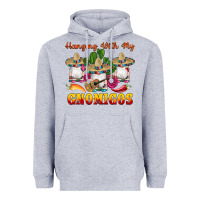 Heather Grey hanging with gnomigos Heavyweight Hoodie - Artiststas