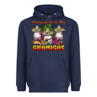 Navy hanging with gnomigos Heavyweight Hoodie - Artiststas