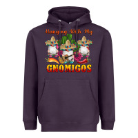 Plum hanging with gnomigos Heavyweight Hoodie - Artiststas