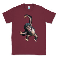 Burgundy baby chimpanzee Classic Tee - LillyAllenDesigns